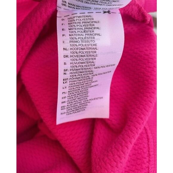 Adidas Climate Warm Pink Long Sleeve Pullover Hoodie Size Small - Picture 4 of 5